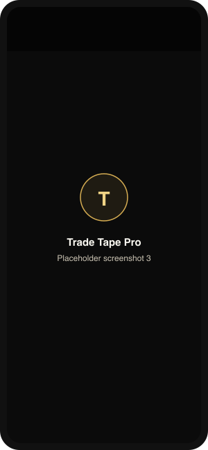 Trade Tape Pro screenshot